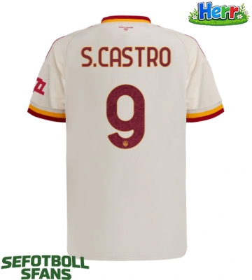 AS Roma Santiago Castro #9 Bortatröja 2026-27 Kortärmad